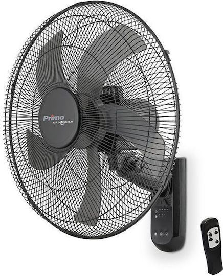 Primo 15833R Wall Fan 65W Diameter 45cm with Remote Control White