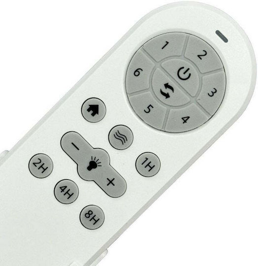 Primo Prcf-80679 Ανεμιστήρας Οροφής 98cm με Φως Πολύχρωμος / Λευκός