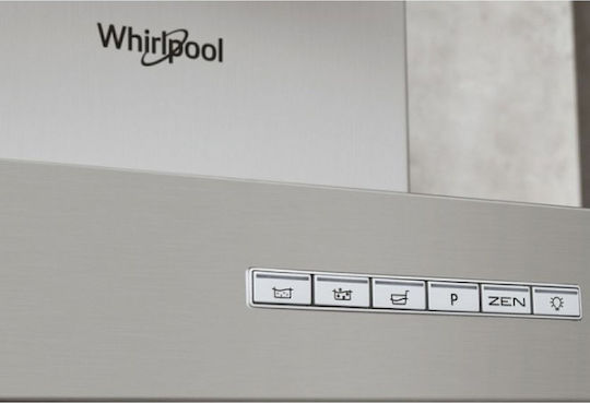 Whirlpool Șemineu Hotă 89.8cm Inox