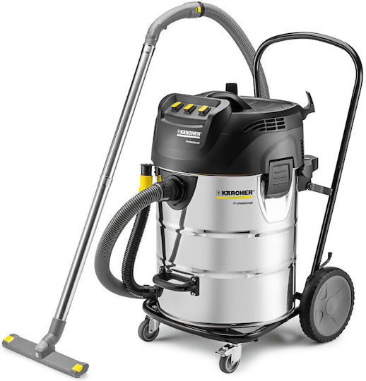 Karcher NT 70/3 Me Tc Σκούπα Υγρών / Στερεών 3600W με Ανοξείδωτο Κάδο 70lt