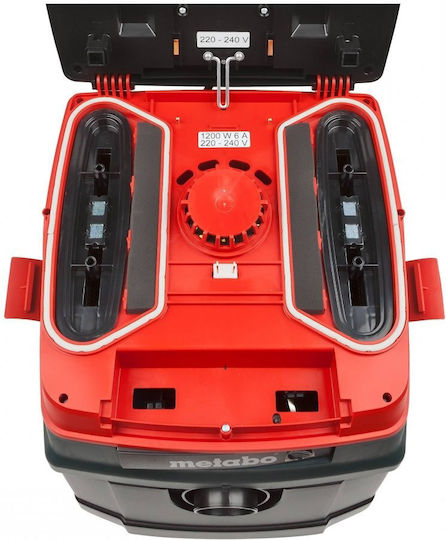 Metabo ASR SC Staubsauger Flüssigkeiten / Feststoffe 1400W mit Kunststoff Behälter 25Es