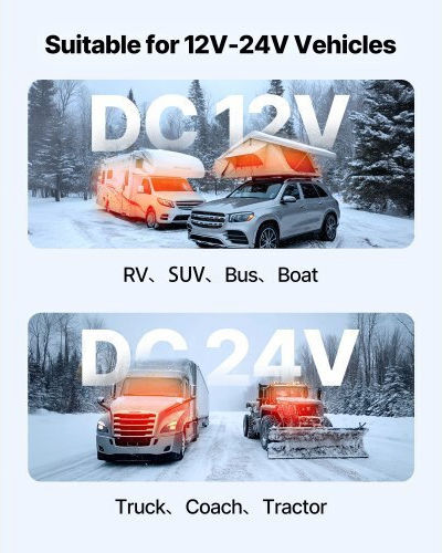 Vevor Diesel Air Heater Diesel Parking Heater 8 Kw Dc 12-24v Remote Control