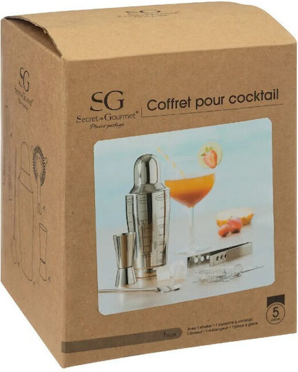 Σετ Cocktail από Ανοξείδωτο Ατσάλι 5τμχ 134522