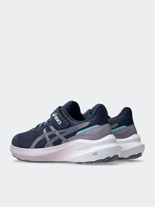 Gt-1000 13 Kids Sports Shoes Running with Hoop & Loop Closure Purple
