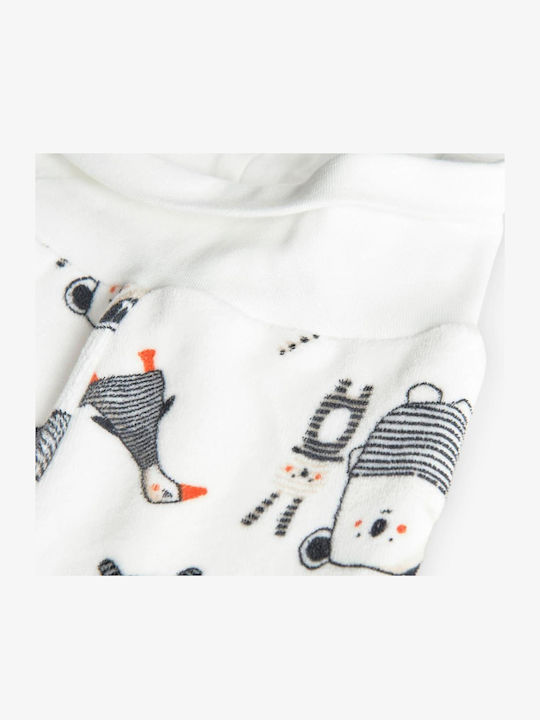 Kids Sweatpants Set Ecru 3pcs