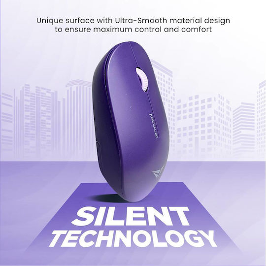 Alcatroz Airmouse V Ασύρματο Εργονομικό Ποντίκι Amethyst