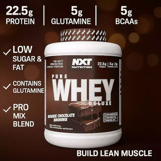 Nxt Nutrition Pure Whey Deluxe Πρωτεΐνη Ορού Γάλακτος Χωρίς Γλουτένη με Γεύση White Chocolate Bellissimo 2.1kg
