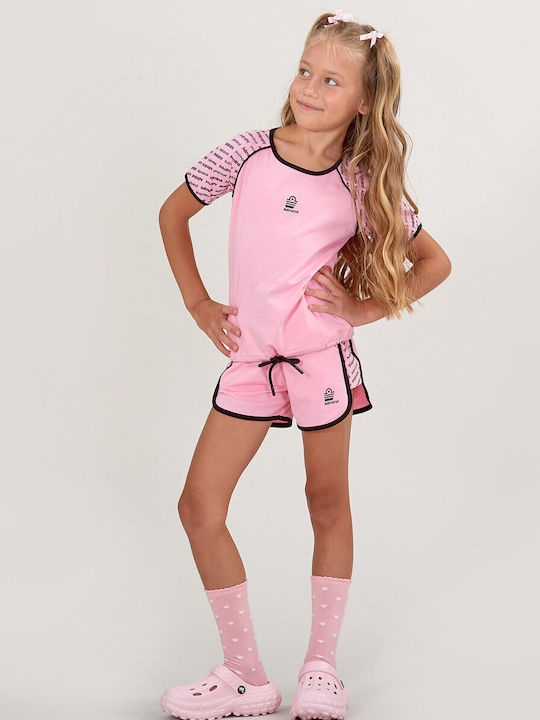 Kinder-Shorts/Bermudas Stoff Rosa