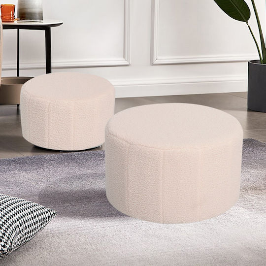 Footstool Gabello 2 Pieces 44x44x26.5cm