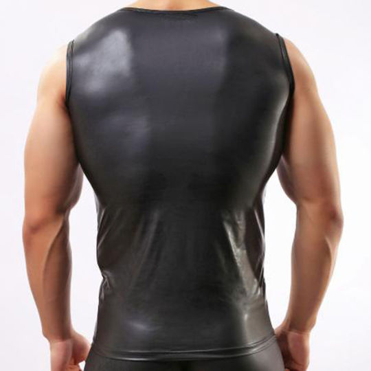 Kinksters Vegan Sexy Ανδρικό Top Μαύρο