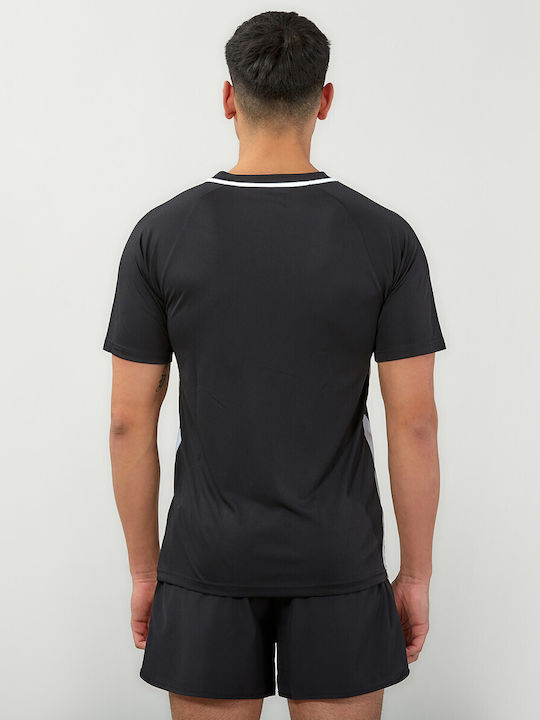 Αθλητικό T-shirt Μαυρο