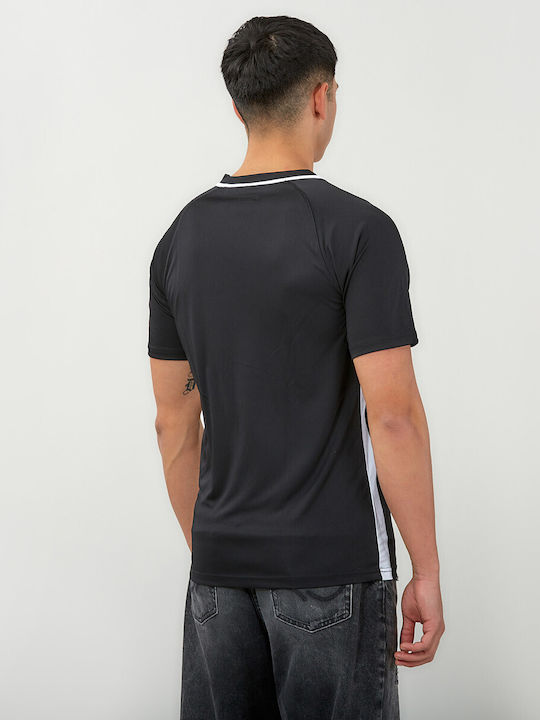 Αθλητικό T-shirt Μαυρο