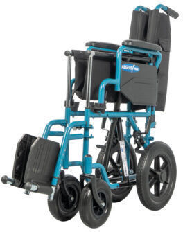 Mobiak Aegeus Wheelchair 12" Folding Simple Type 43cm 0815006 Blue