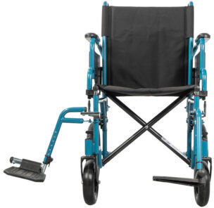 Mobiak Aegeus Wheelchair 12" Folding Simple Type 43cm 0815006 Blue