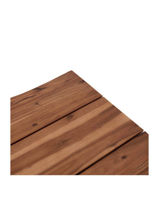 HomeMarkt Rechteckig Tischoberfläche aus Massivholz Acacia 200x100x3.5cm HM6303.01 1Stück