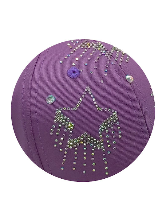 Brims and Trims Παιδικό Καπέλο Jockey Υφασμάτινο Μωβ