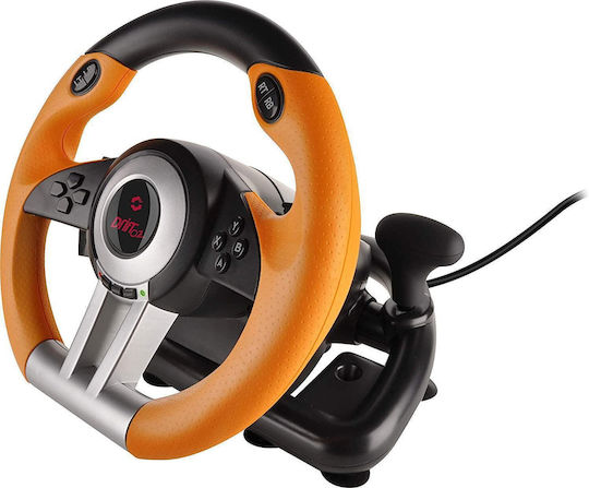 SpeedLink Drift O.Z. Racing Wheel Τιμονιέρα με Μοχλό Ταχυτήτων και Πετάλια για PC με 180° Περιστροφής