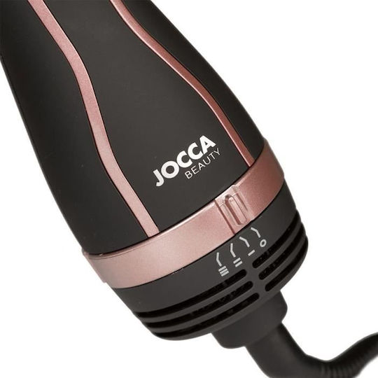 Jocca Ceramic Electric Hair Brush with Air for Hair Straightening and Curls 1200W