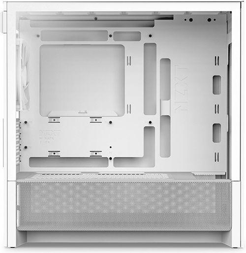 NZXT H3 Flow Gaming Mini Tower Κουτί Υπολογιστή με Πλαϊνό Παράθυρο Λευκό