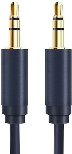 Goobay Goobay 3,5mm Klinkenkabel 3,5mm Stecker - 3,5mm Stecker Schwarz 0,5m mit Vergoldeten Anschlüssen 63824
