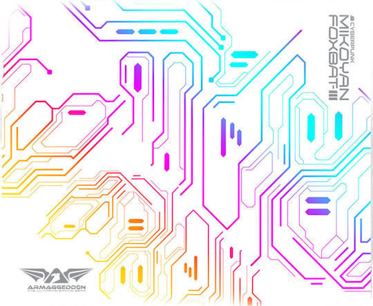 Armaggeddon Mikoyan Foxbat-III Wireless RGB Gaming Mouse Cyberpunk White