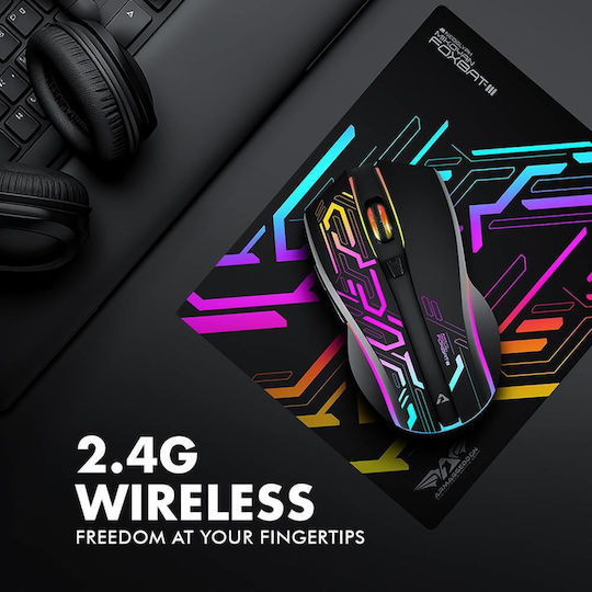 Armaggeddon Mikoyan Foxbat-III Wireless RGB Gaming Mouse Cyberpunk White