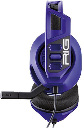 Nacon 300 PRO HS Over Ear Gaming Headset με σύνδεση 3.5mm Μωβ for PS4