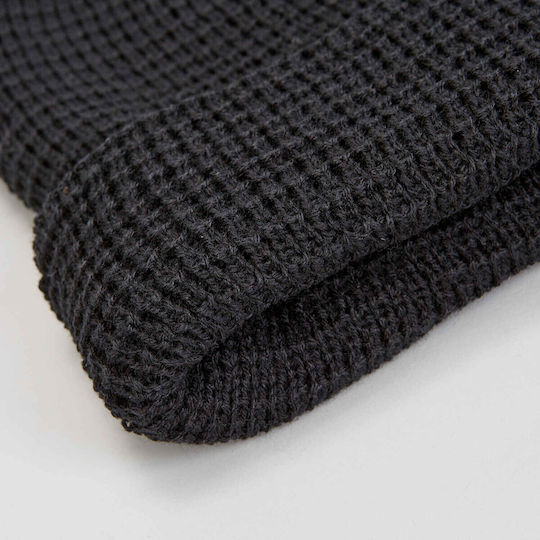 Beanie Unisex Beanie Gestrickt in Schwarz Farbe