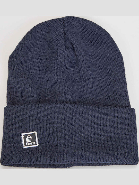 Beanie Unisex Beanie Gestrickt in Blau Farbe