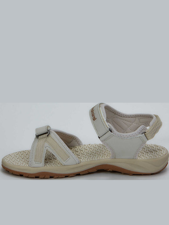 Flache Sandalen für Damen in Beige Farbe