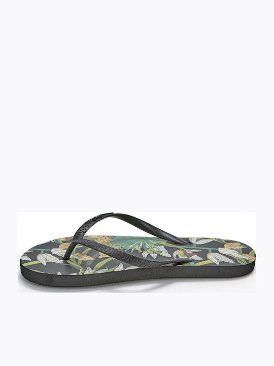Women's Flip Flops in Black Color