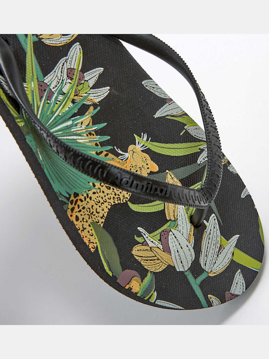 Women's Flip Flops in Black Color