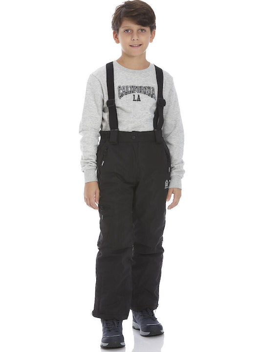 Admiral 1821510067 Kids Dungarees for Ski & Snowboard Black