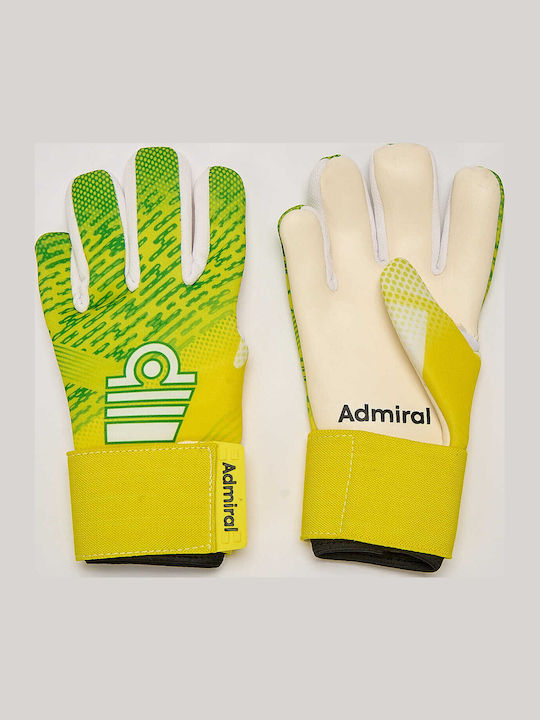 Admiral Adults Goalkeeper Gloves Yellow