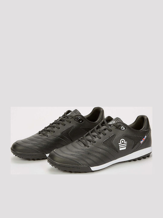 Admiral Football Shoes with Molded Cleats Black