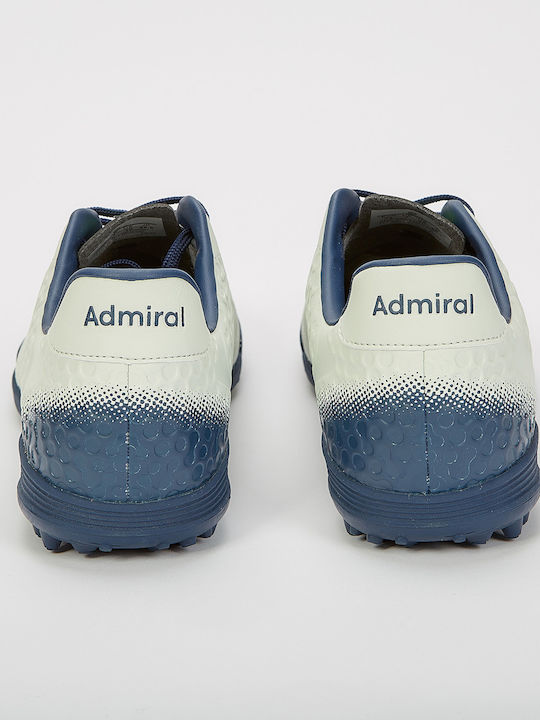 Admiral Pantofi de Fotbal cu talpă cu crampoane Albe
