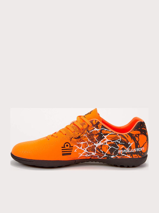 Admiral Football Shoes with Molded Cleats Orange