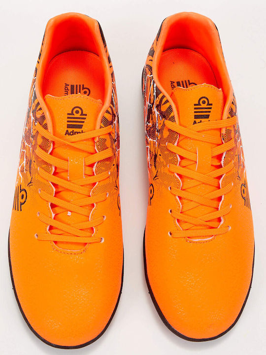 Admiral Football Shoes with Molded Cleats Orange