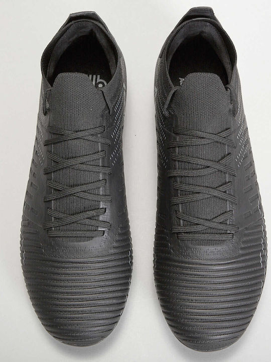 Admiral Football Shoes with Cleats Black