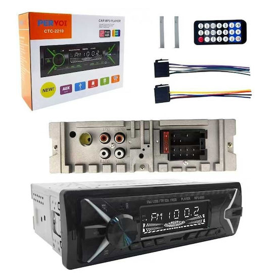 PerVoi Ραδιόφωνο Αυτοκινήτου 1 DIN (Bluetooth/USB)