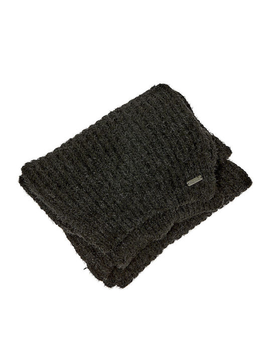 Women's Knitted Scarf Black