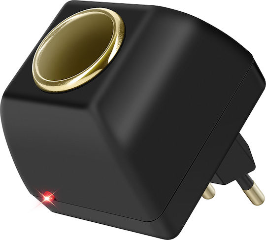 Female Cigarette Lighter Socket Adapter to Power Outlet 220V-12V