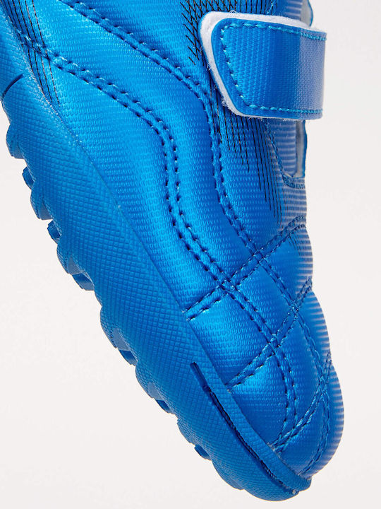 Kids Soccer Cleats with Turf Blue