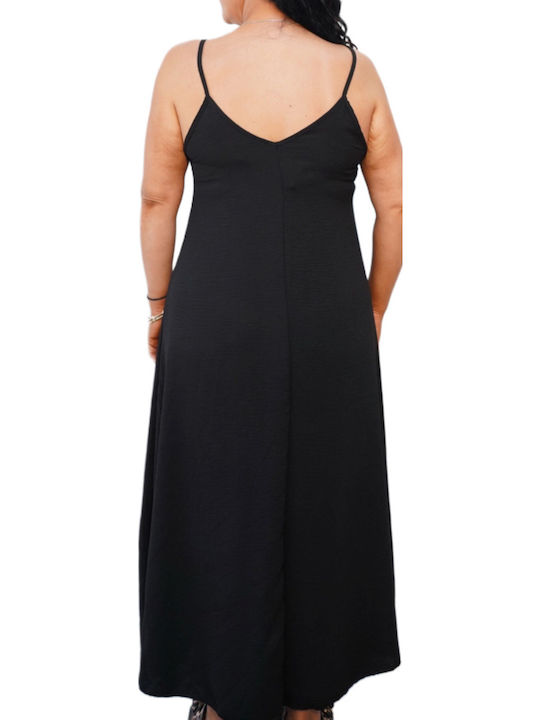 Καλοκαιρινό Maxi Φόρεμα Black