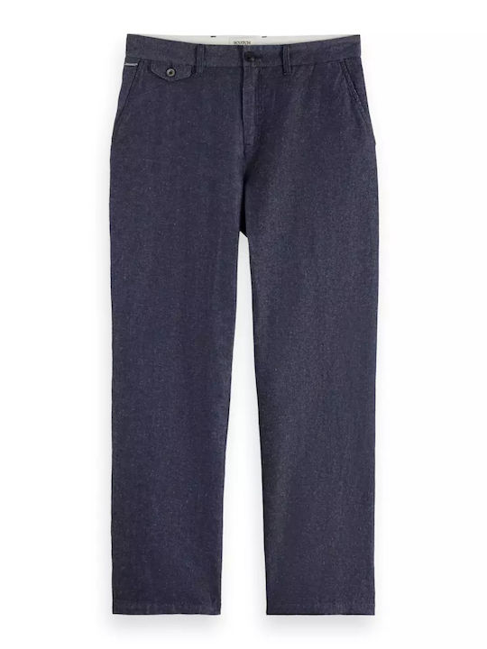 Otis Trousers Chino in Straight Line Blue