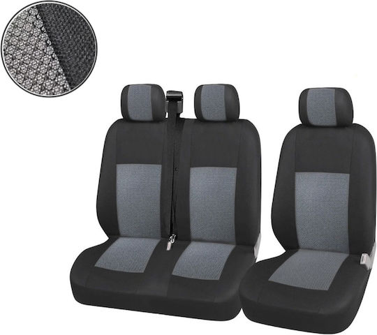 2+1 Калъфи За Предни Автомобилни Седалки Mercedes Sprinter Vito Vw Crafter T5 Ford Transit Peugeot Iveco
