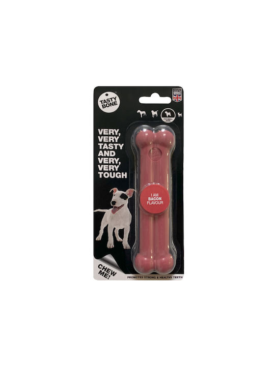 Tasty Bone Nylon Παιχνίδι Κόκκαλο Σκύλου από Καουτσούκ με Γεύση Μπέικον Small 15εκ. Καφέ 1τμχ
