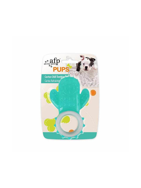 All For Paws Pups Cactus Chill Teething Toy Dog 7.5εκ. Green 1pcs