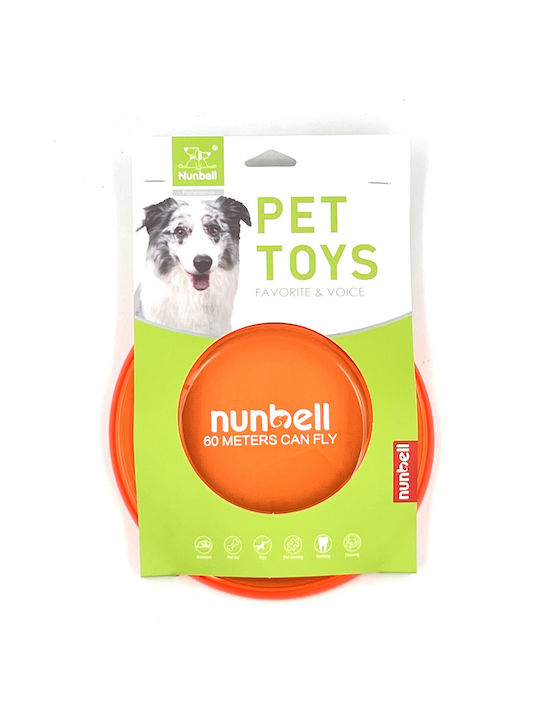 Nunbell Pet Frisbee Σκύλου 19εκ. Πορτοκαλί 1τμχ