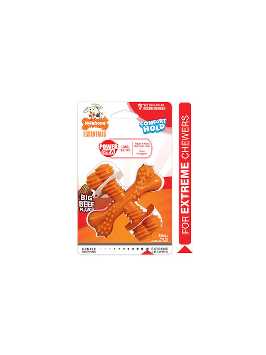 Nylabone Dura "X" Beef Παιχνίδι Κόκκαλο Σκύλου Μασητικό με Γεύση Βοδινό Large Μπλε 1τμχ